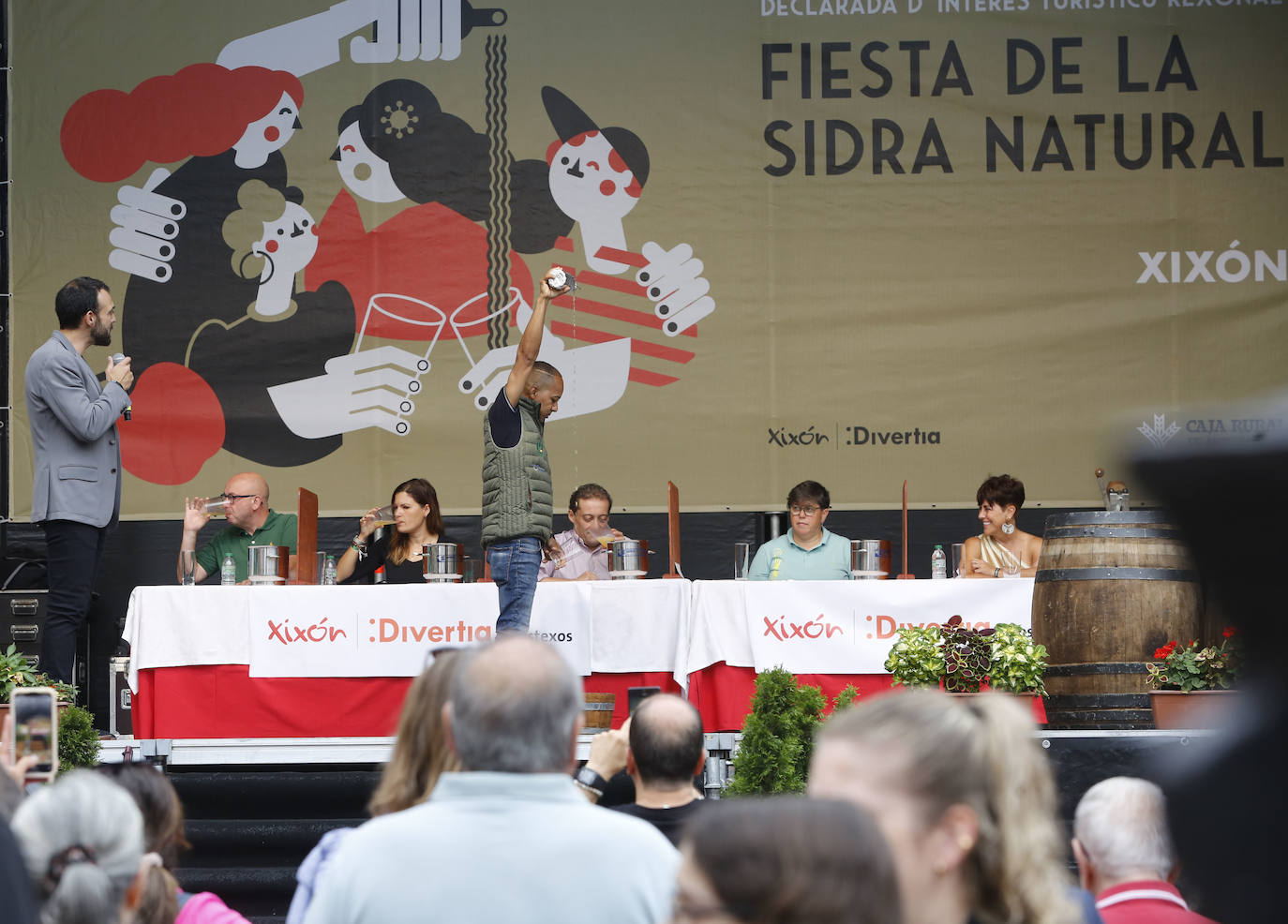 Broche de oro para la Fiesta de la Sidra de Gijón