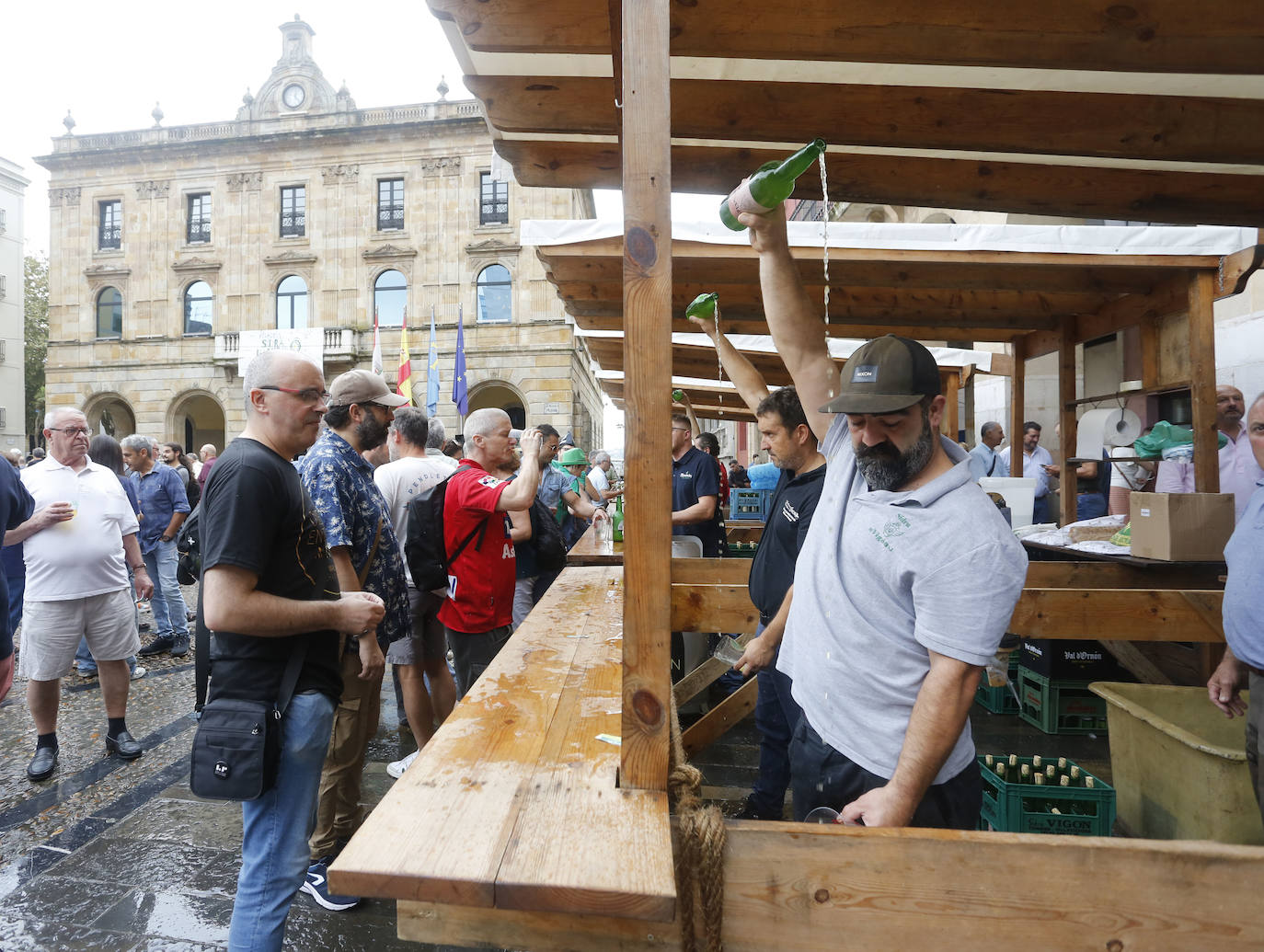 Broche de oro para la Fiesta de la Sidra de Gijón