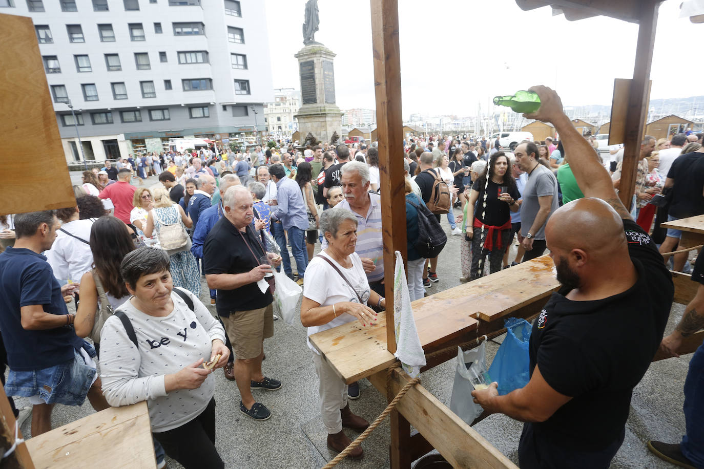 Broche de oro para la Fiesta de la Sidra de Gijón