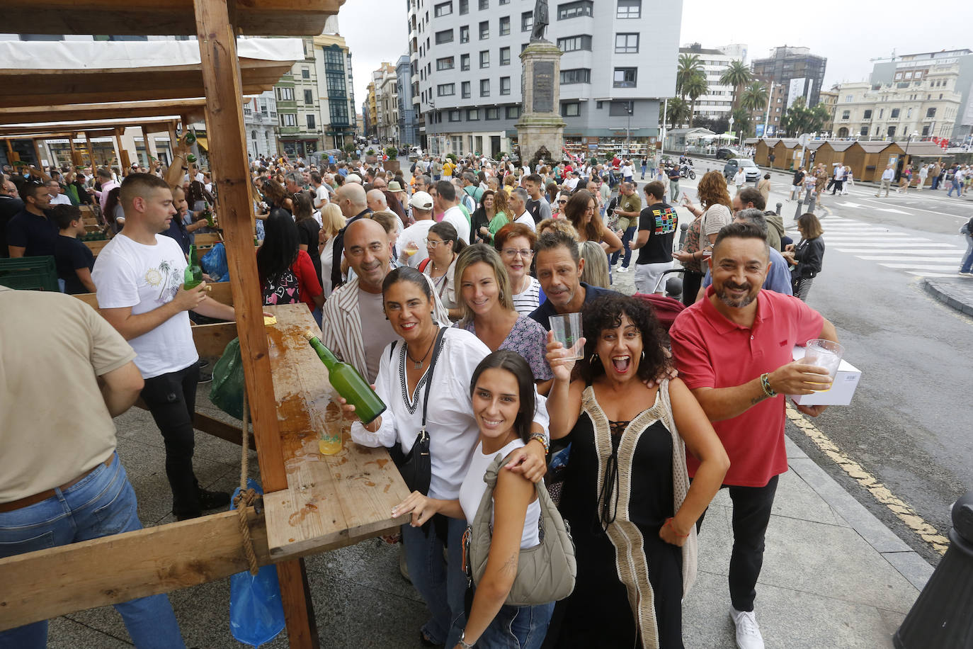 Broche de oro para la Fiesta de la Sidra de Gijón