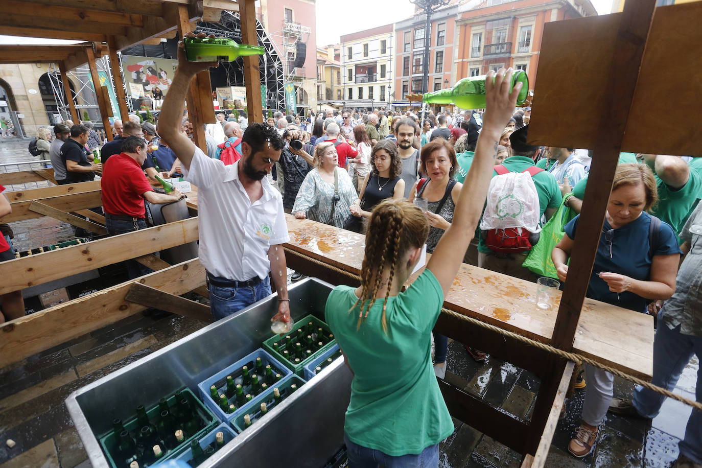 Broche de oro para la Fiesta de la Sidra de Gijón