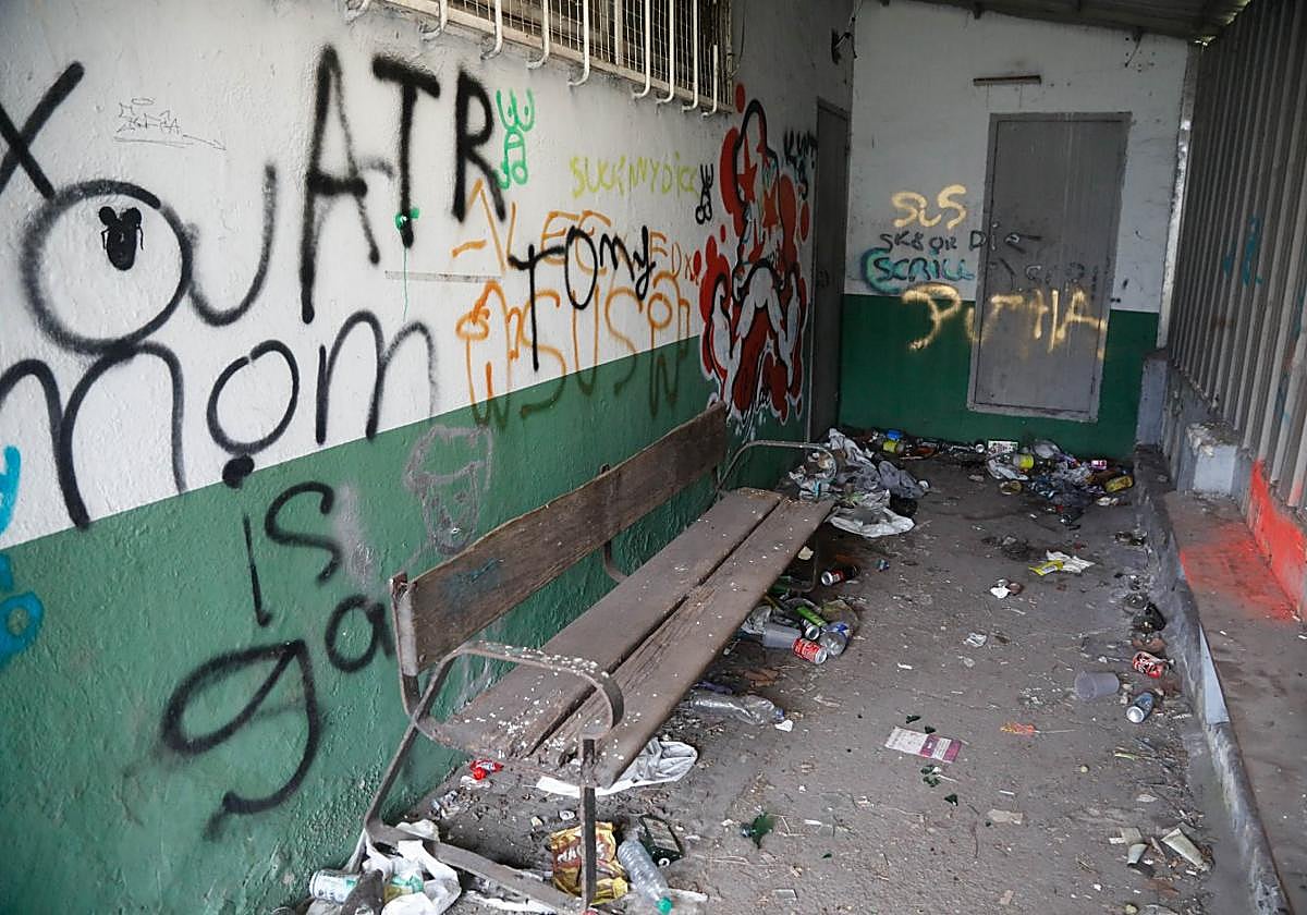 Estado actual del antiguo campo de fútbol.