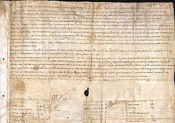 El documento original de la fundación del Monasterio de Cornellana, fechado en el 31 de mayo de 1024 y firmado por la infanta Cristina Vermúdez, así como por los eclesiásticos y nobles presentes