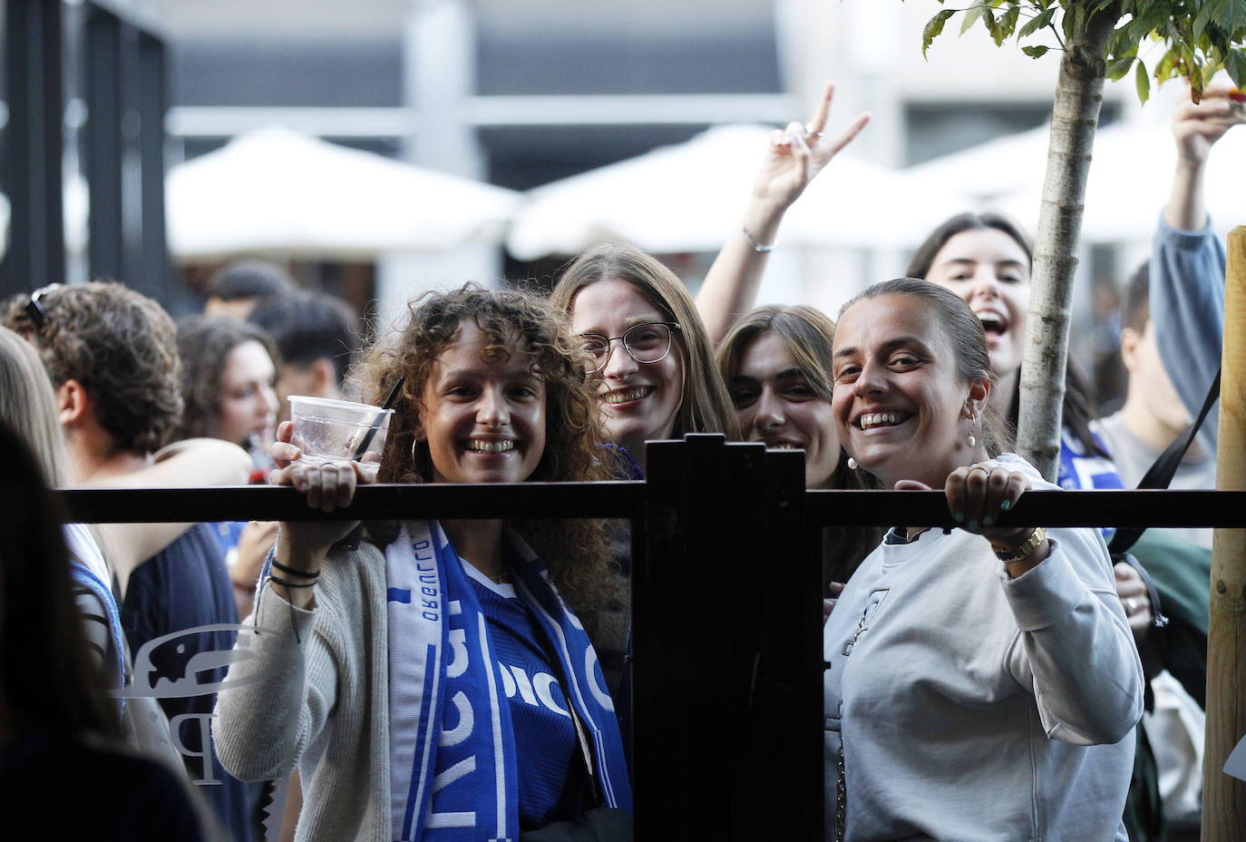 Así vivió la afición del Oviedo el derbi