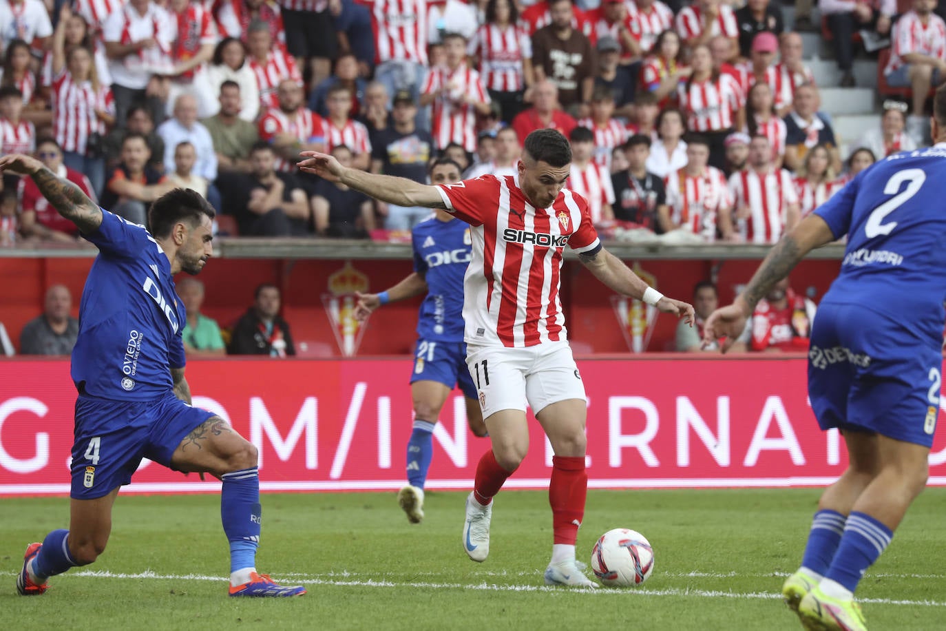 Las mejores jugadas del Sporting de Gijón - Real Oviedo