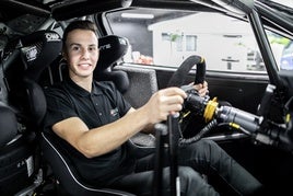 Alejandro Cachón, al volante del Toyota GR Yaris Rally2 con el que lidera el Supercampeonato.