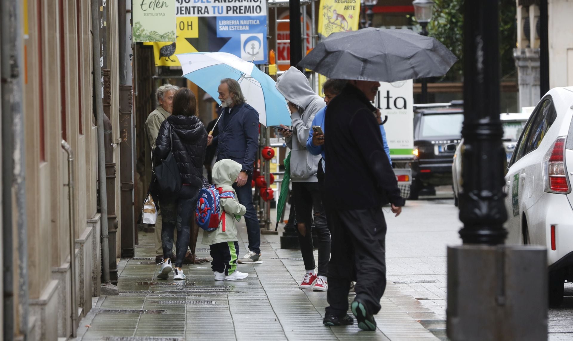 Un frente frío adelanta el otoño en Asturias