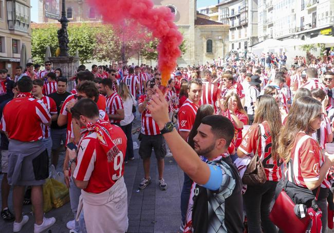 Ambientazo en Santander con la avalancha de sportinguistas