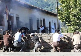 Los visitantes contemplaron la recreación de las tensiones sociales en aquel otoño de 1934.