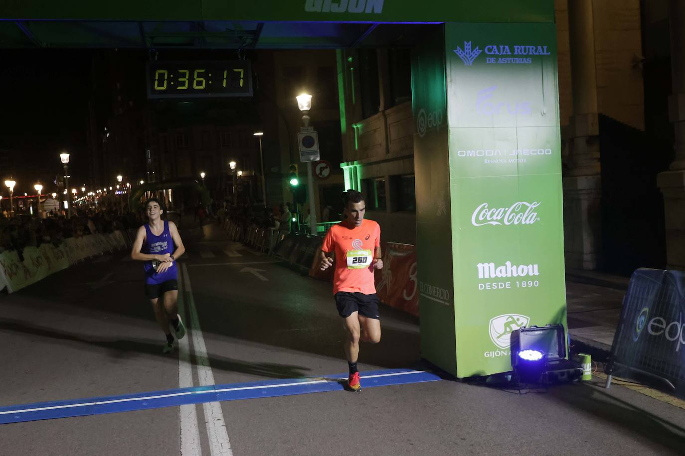 EDP Carrera Nocturna de Gijón en imágenes