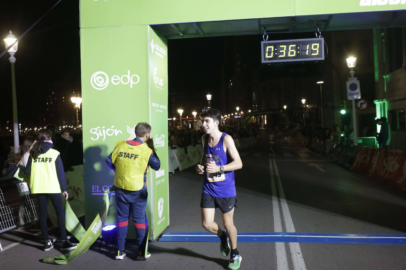 EDP Carrera Nocturna de Gijón en imágenes