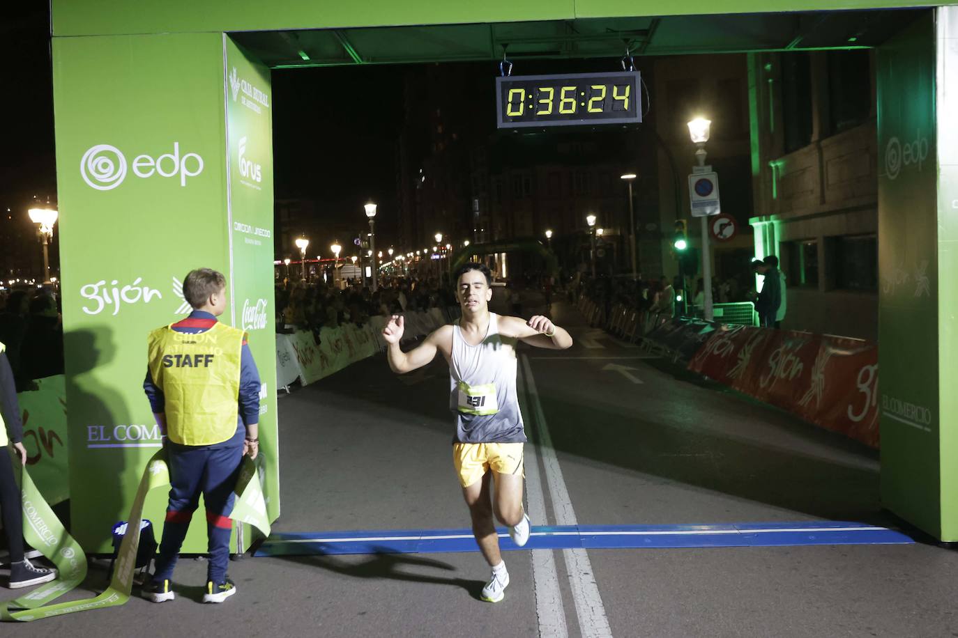 EDP Carrera Nocturna de Gijón en imágenes