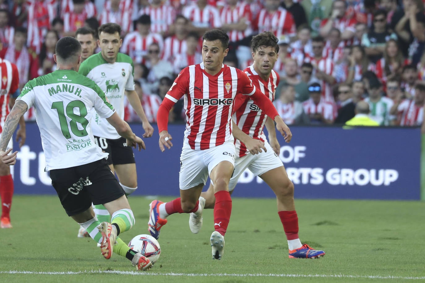 Las mejores jugadas del Racing de Santander - Sporting de Gijón