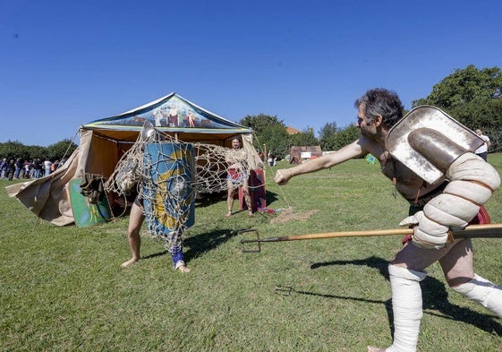 La villa de Veranes se transforma en la Antigua Roma