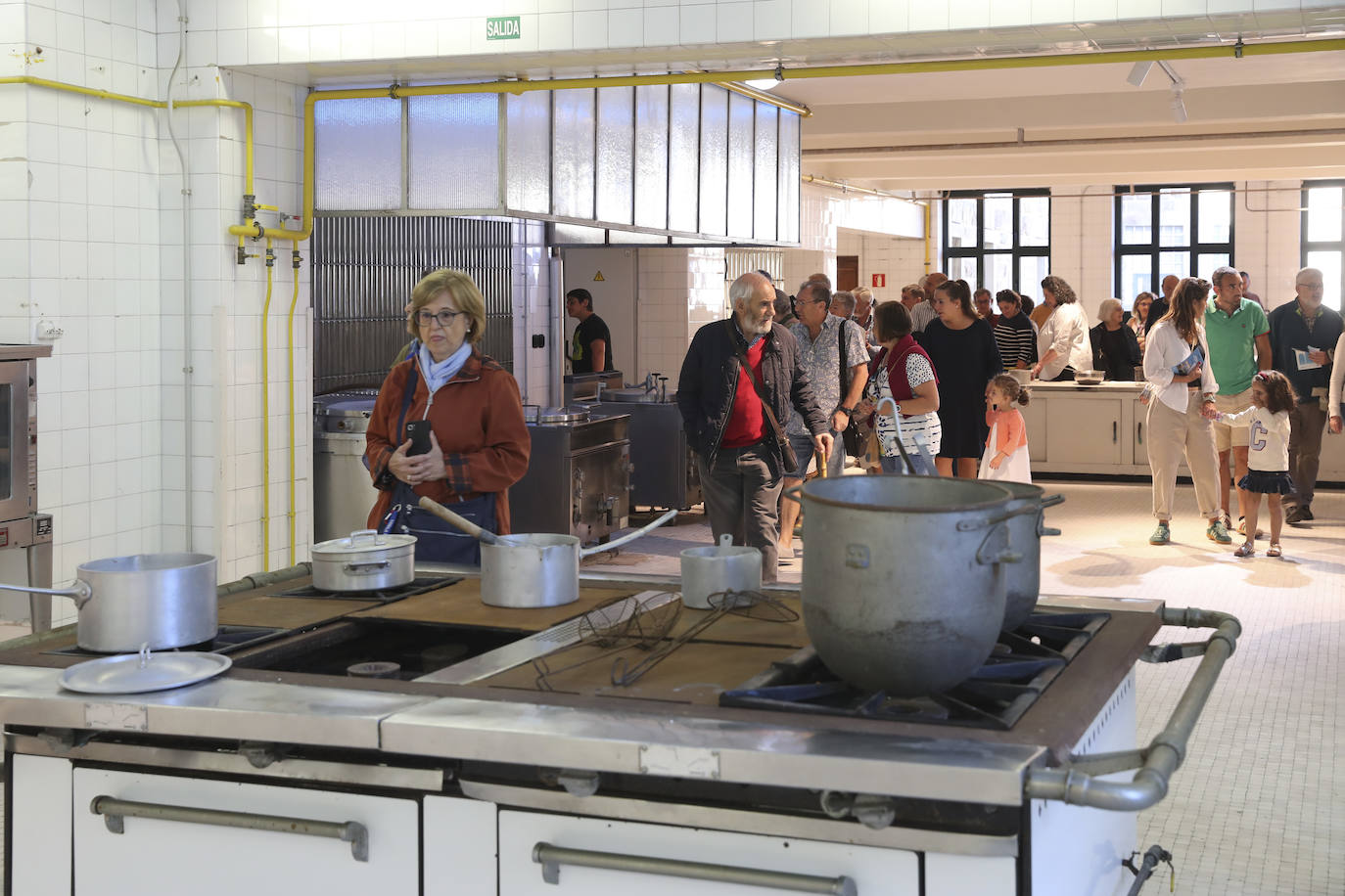 Los antiguos fogones de la Laboral encienden la curiosidad