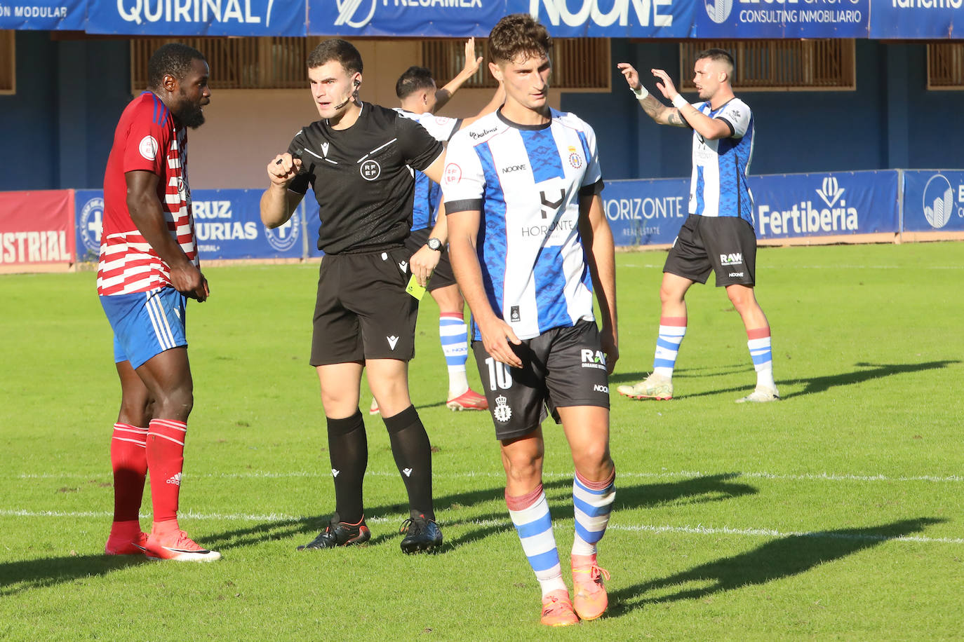 Las imágenes que deja el partido entre el Real Avilés y el Llanera