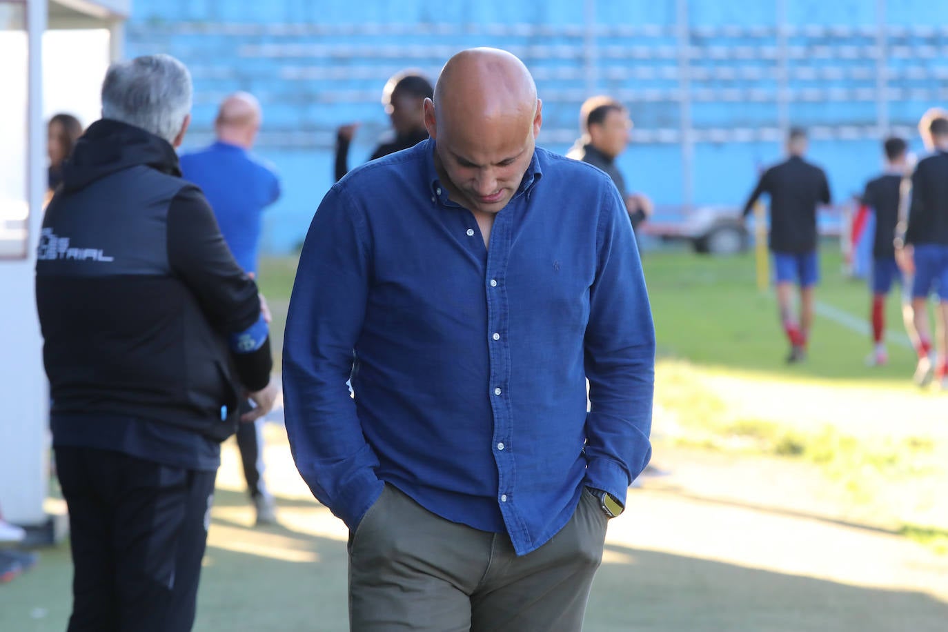 Las imágenes que deja el partido entre el Real Avilés y el Llanera