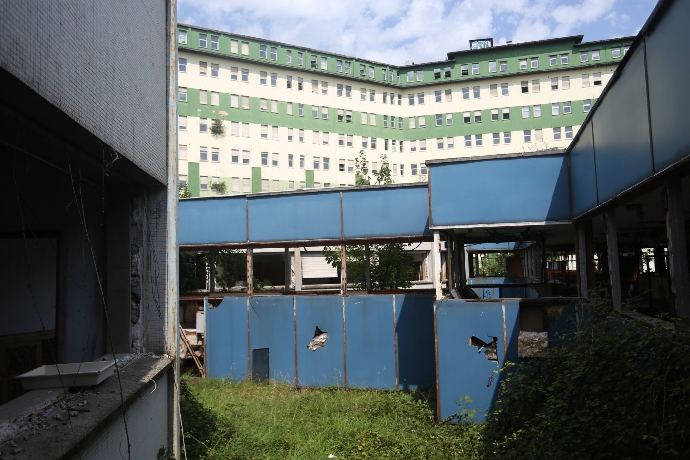 El viejo Hospital General será demolido.