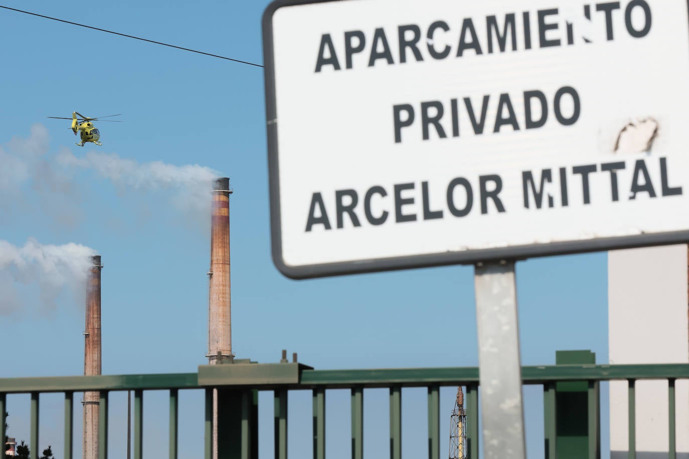 La grave explosión en Arcelor, en imágenes