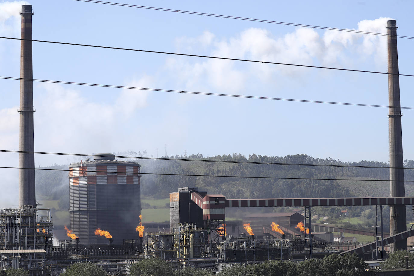 La grave explosión en Arcelor, en imágenes