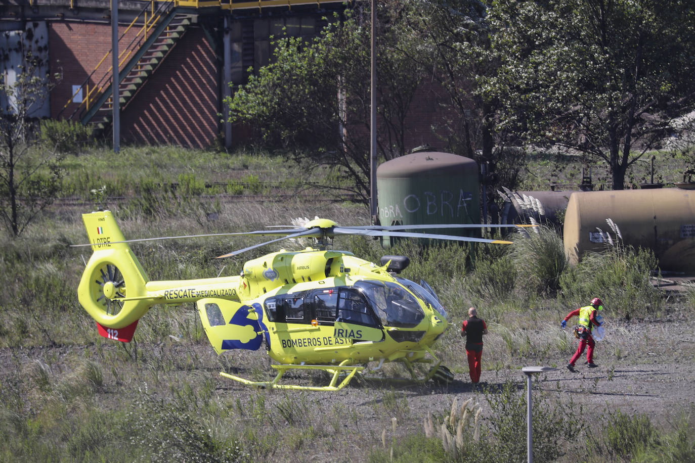 La grave explosión en Arcelor, en imágenes