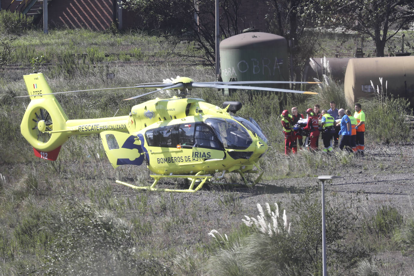 La grave explosión en Arcelor, en imágenes