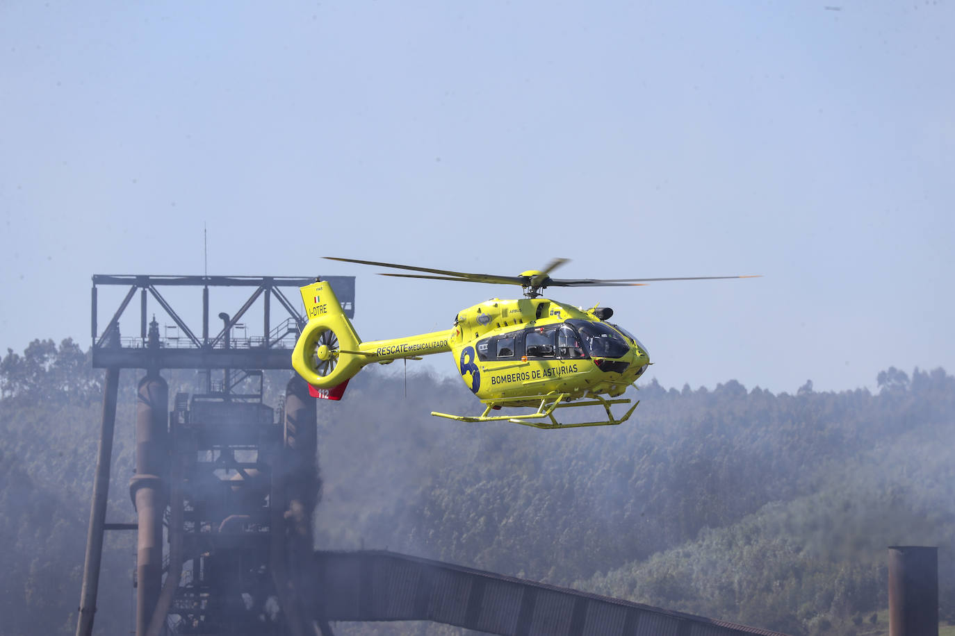 La grave explosión en Arcelor, en imágenes