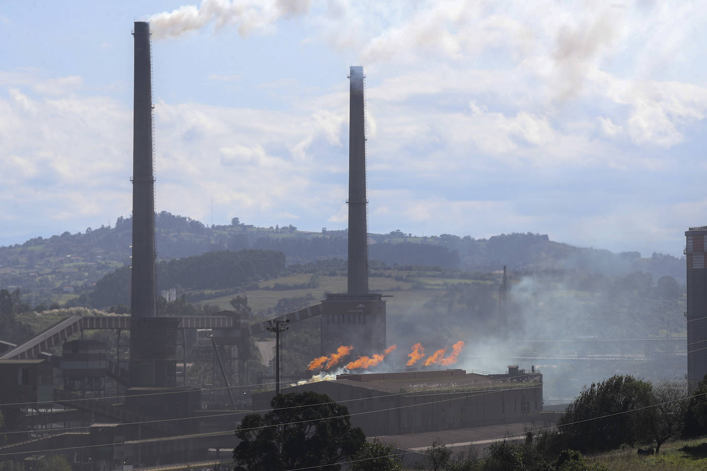 La grave explosión en Arcelor, en imágenes