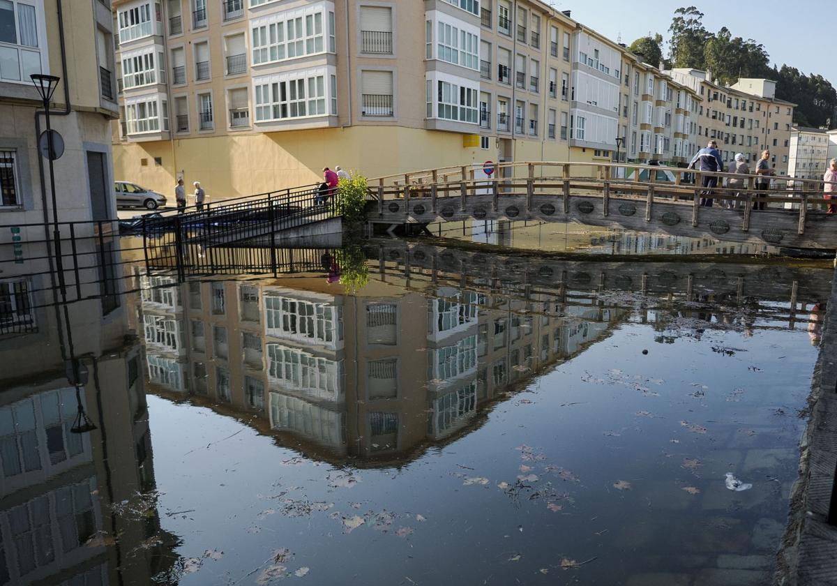 Inundaciones en Vegadeo.