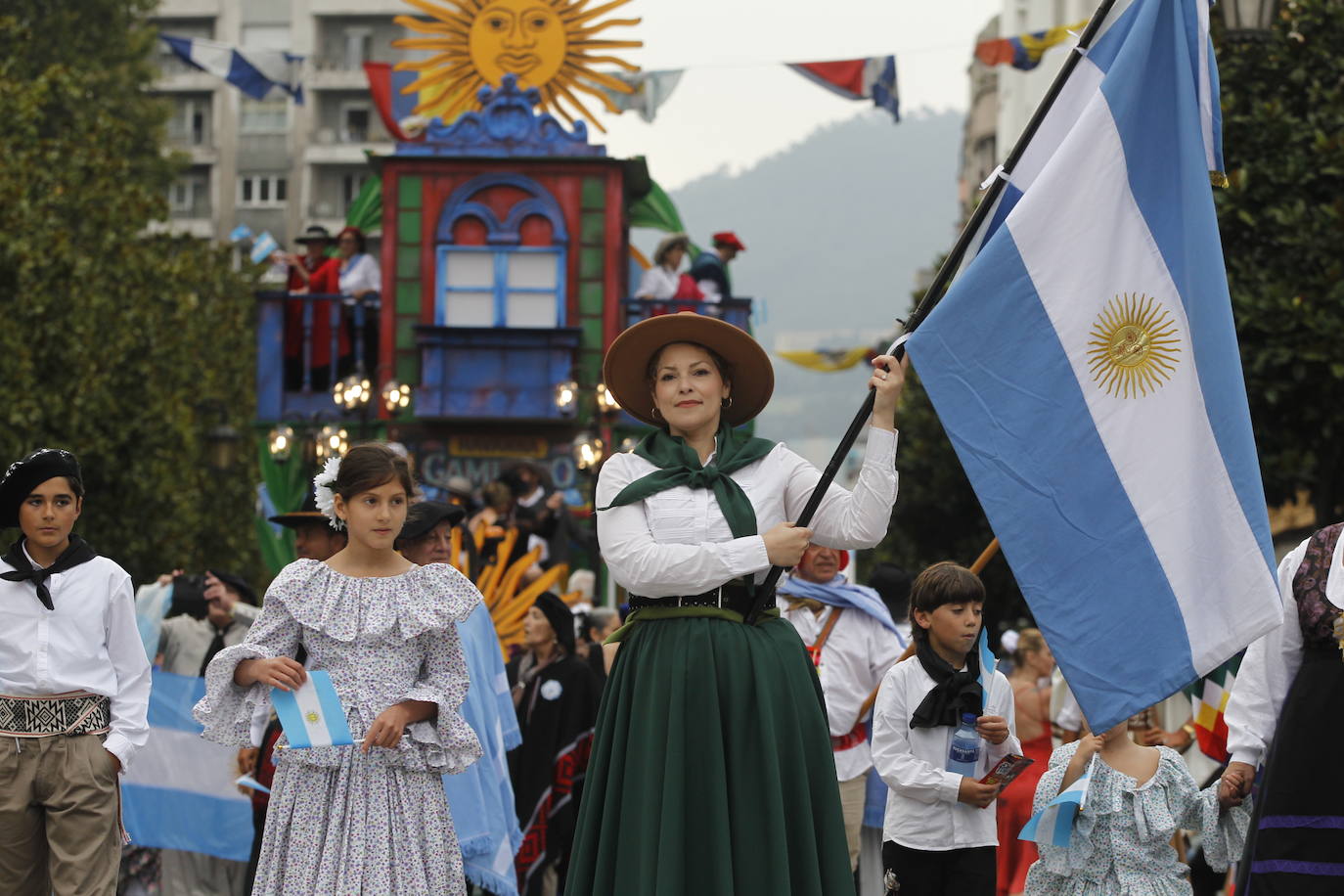 El Día de América en Asturias, en imágenes