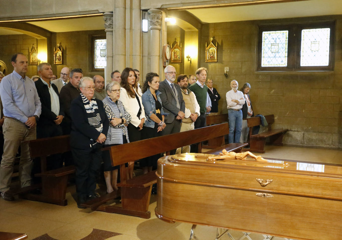 Multitudinaria despedida a Luis Torres, presidente de la Cocina Económica