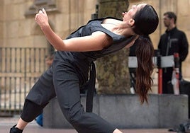 Izar Gayo en su espectáculo 'What for?'.