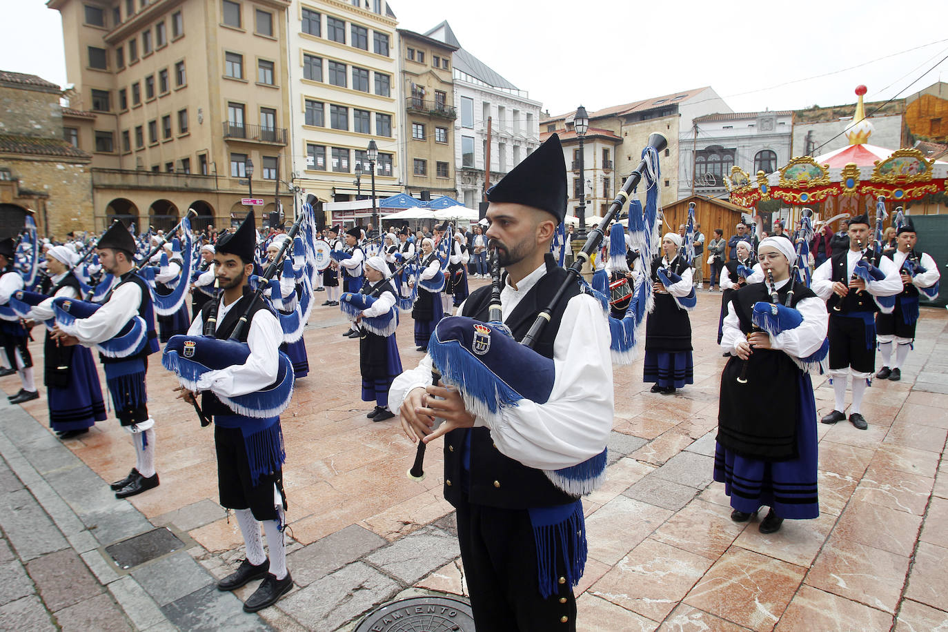 Reparto del bollo en Oviedo