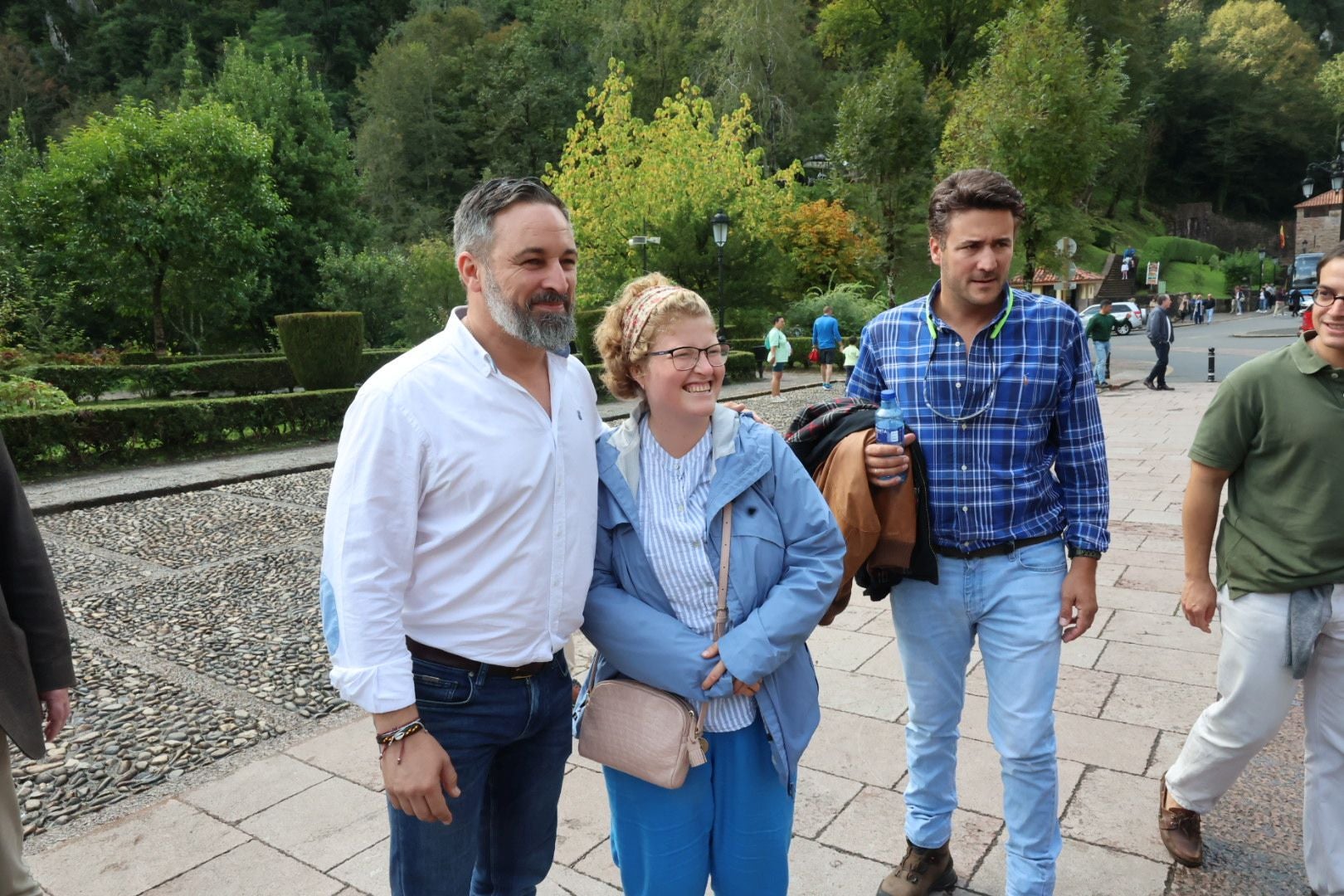 Santiago Abascal, en Cangas de Onís