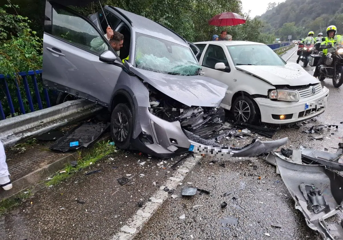 Imagen del accidente.