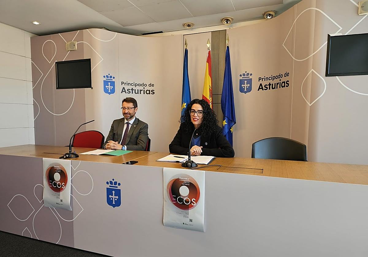 Enrique Fernández y Vanesa Gutiérrez, ayer.