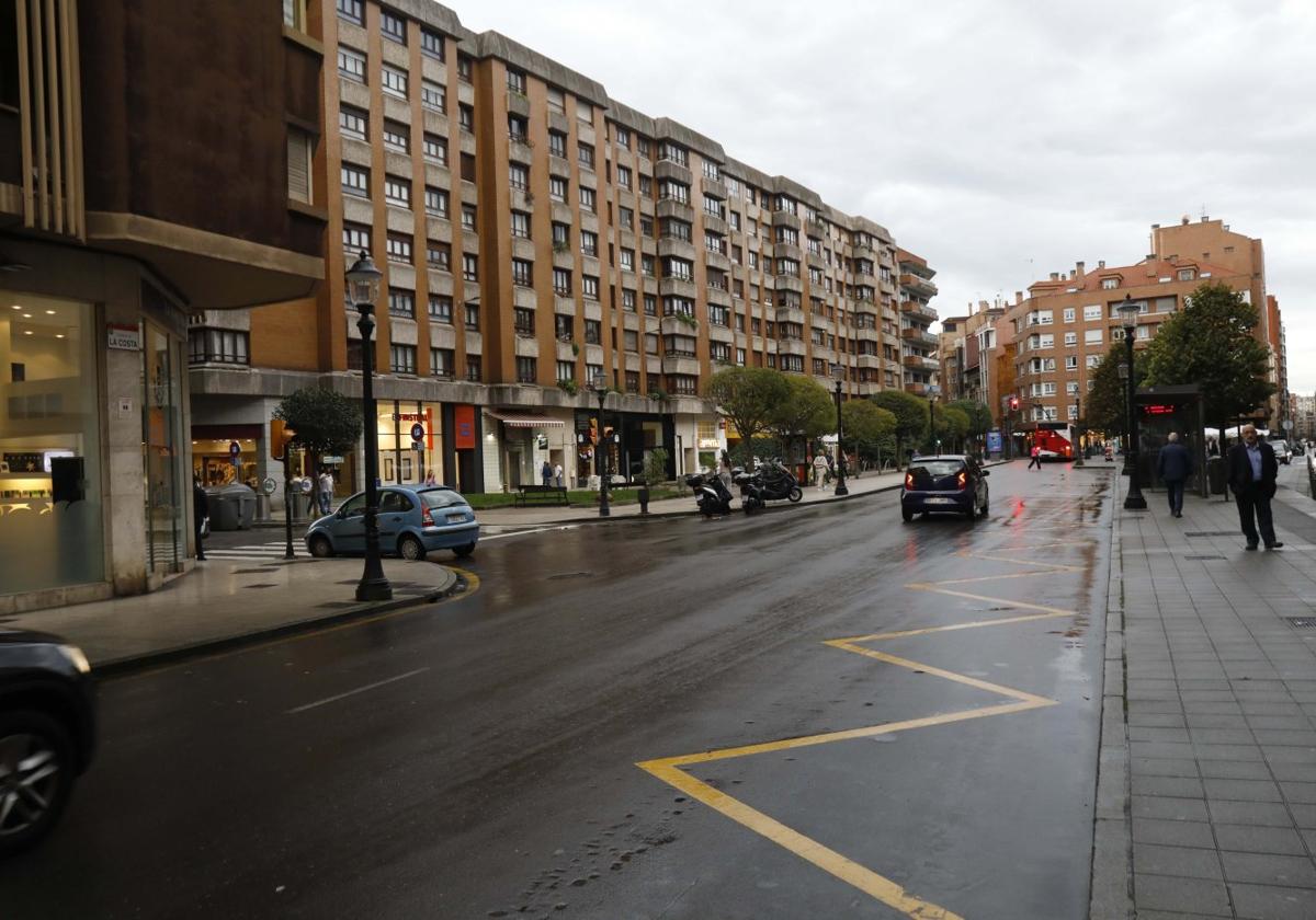 Tramo de la avenida de la Costa que quedará cortado a partir del próximo lunes.