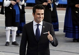 Gómez Noya, en Oviedo.