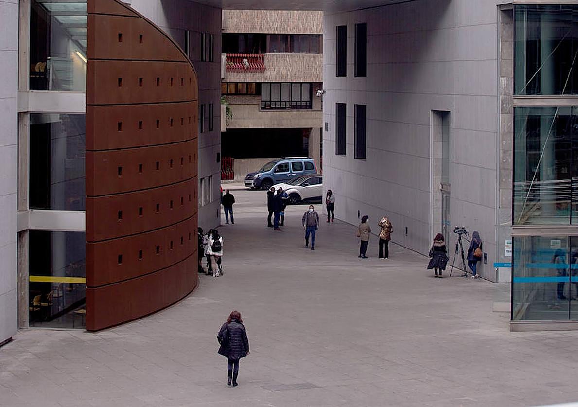 El Palacio de Justicia.