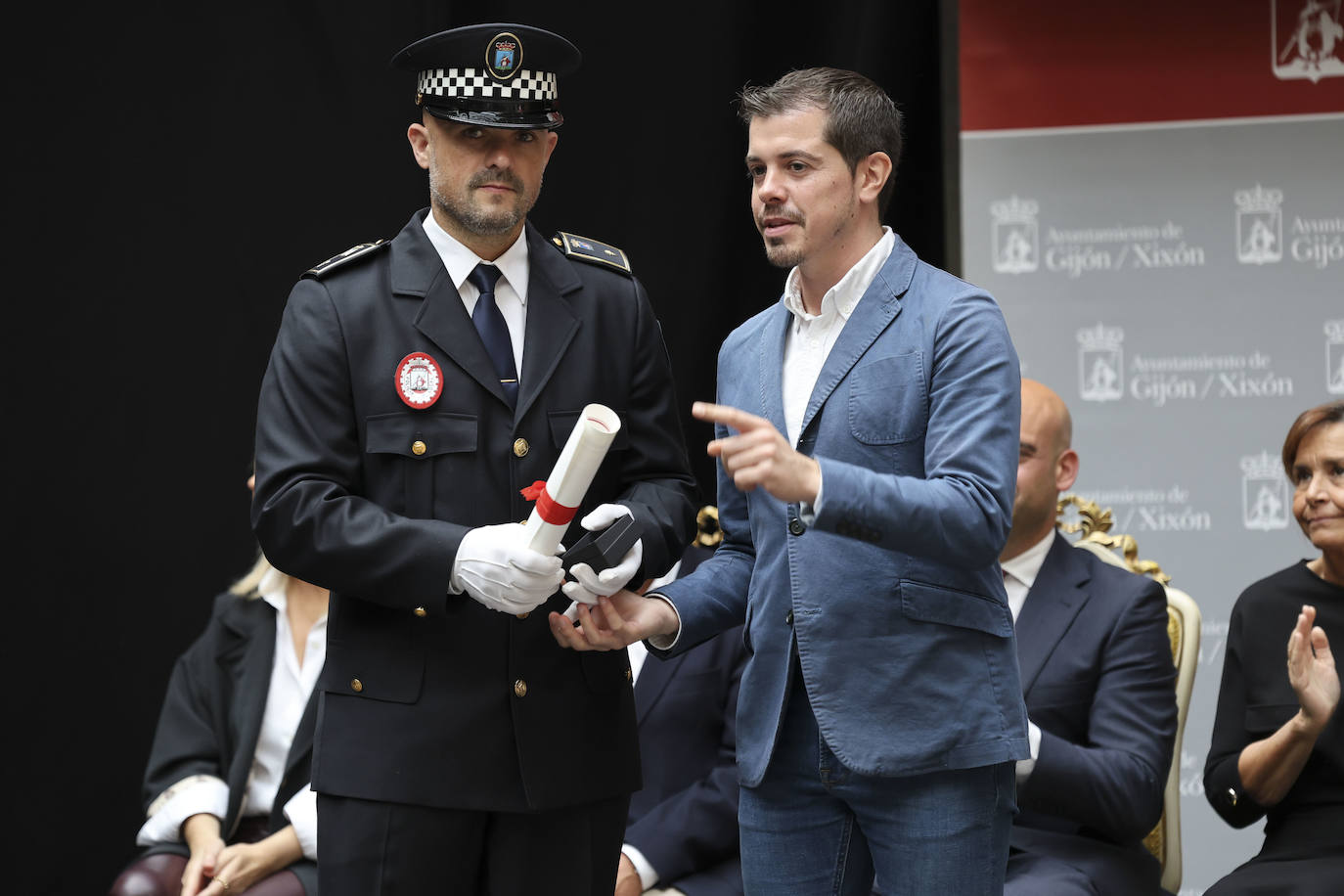 La celebración de la Policía Local de Gijón, en imágenes