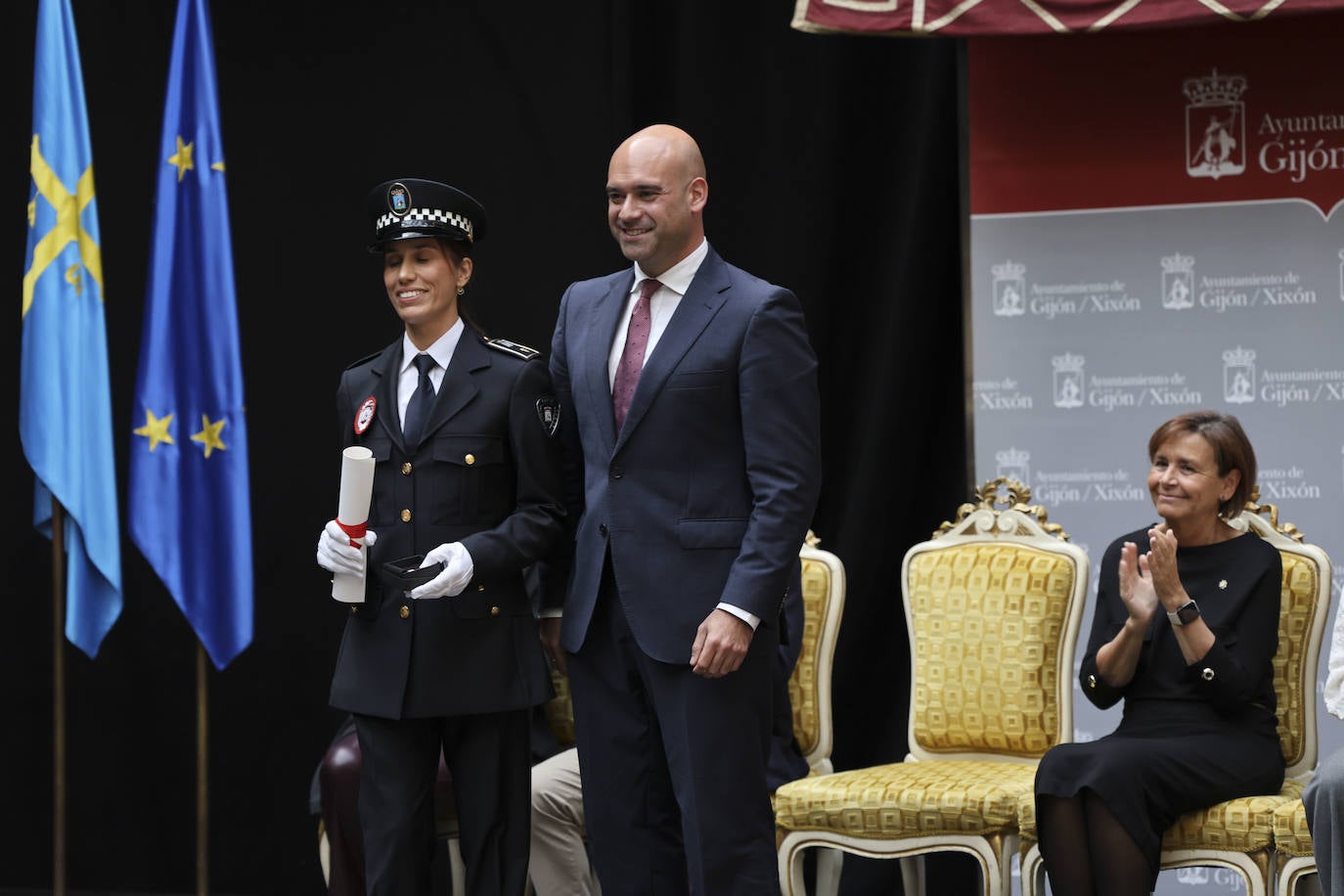 La celebración de la Policía Local de Gijón, en imágenes