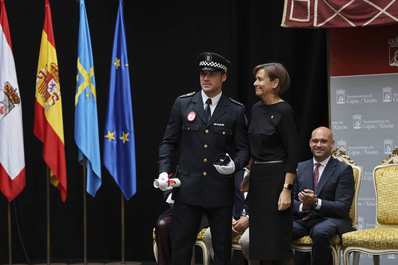 La celebración de la Policía Local de Gijón, en imágenes