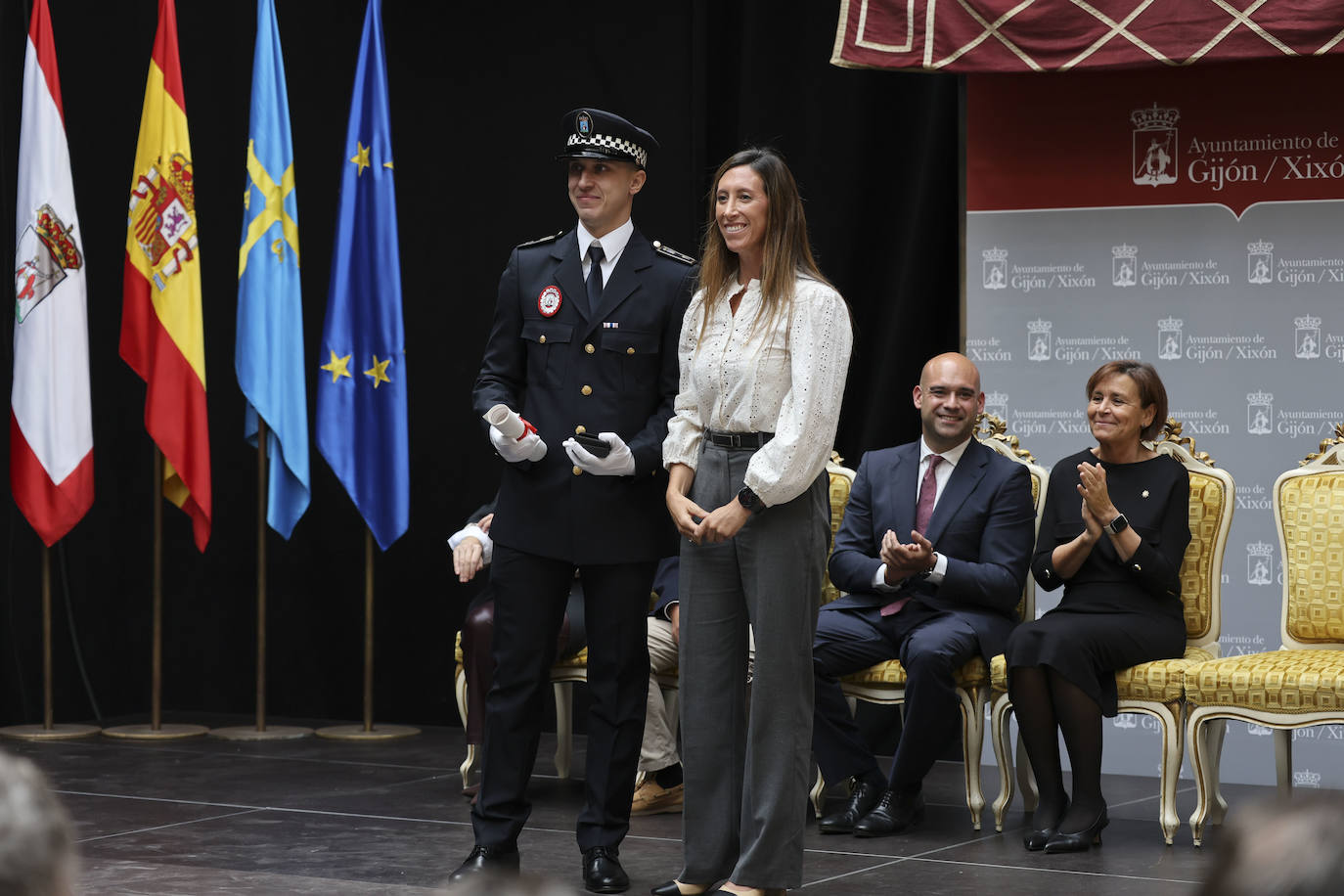 La celebración de la Policía Local de Gijón, en imágenes