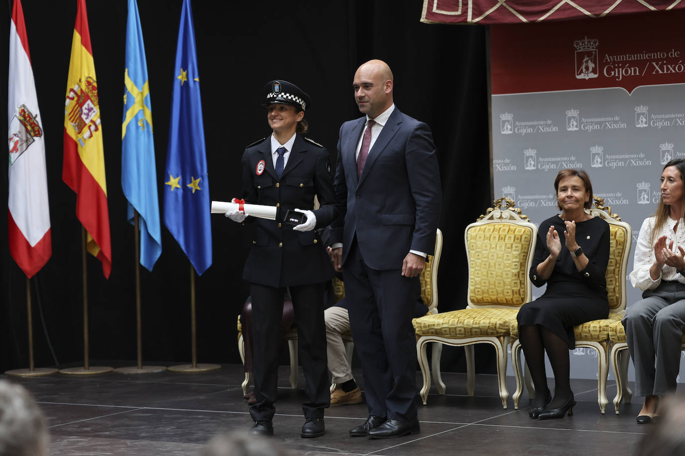 La celebración de la Policía Local de Gijón, en imágenes