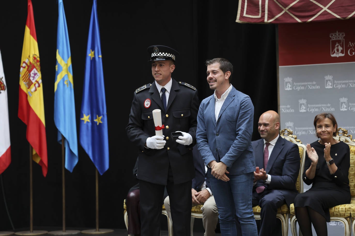 La celebración de la Policía Local de Gijón, en imágenes