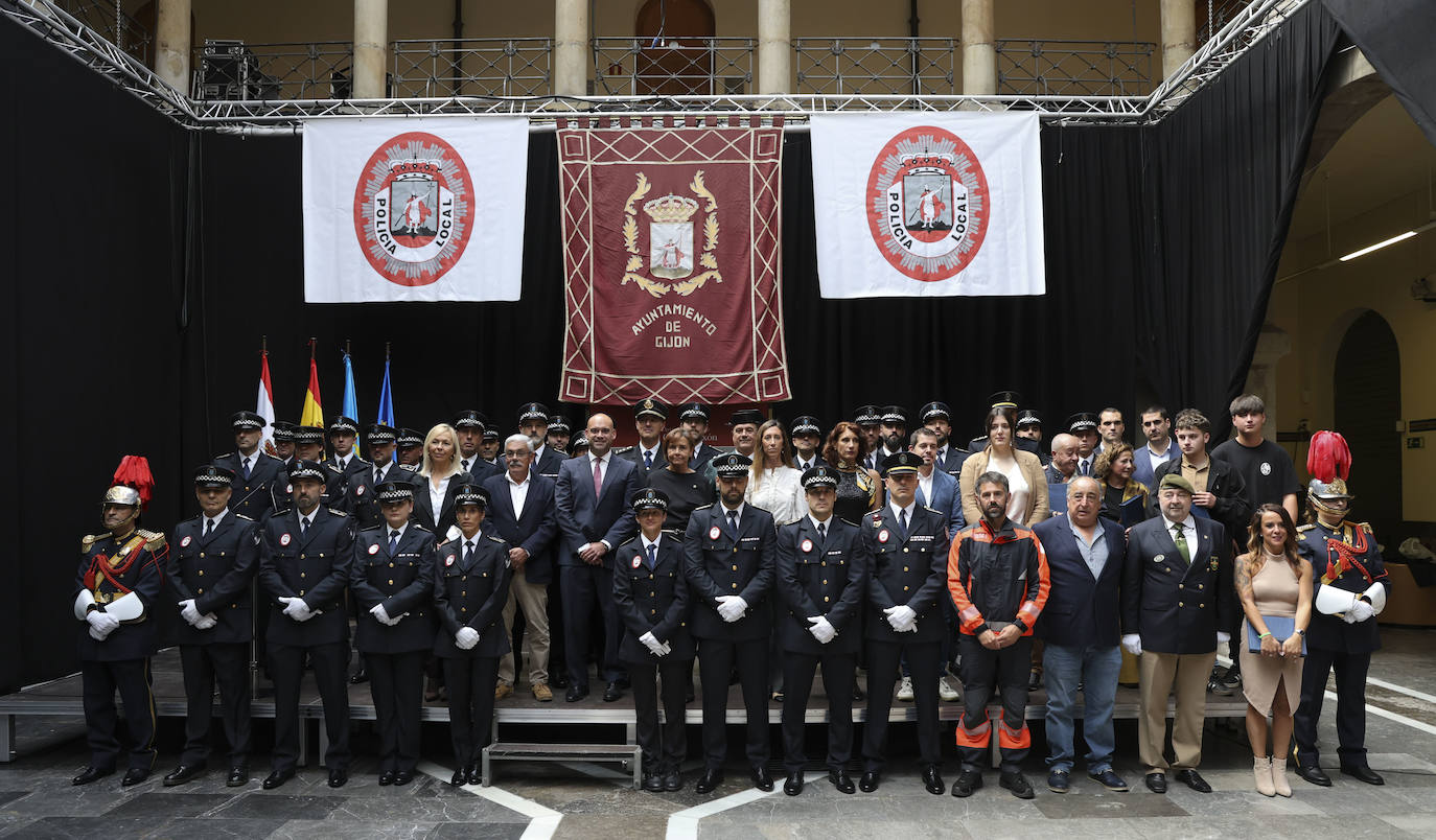 La celebración de la Policía Local de Gijón, en imágenes