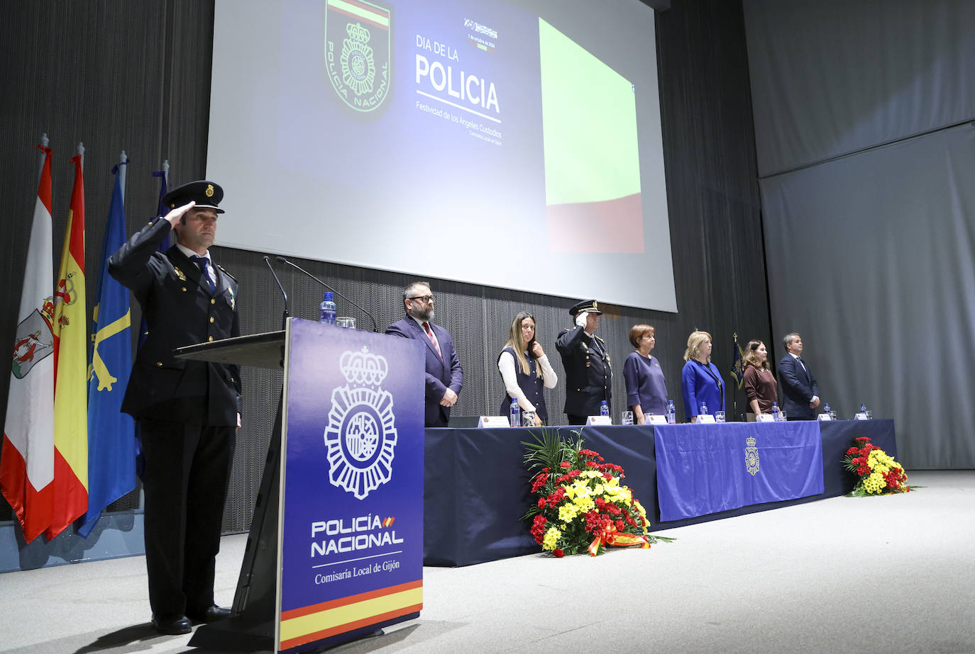 Honores y devoción en Gijón por los Santos Custodios