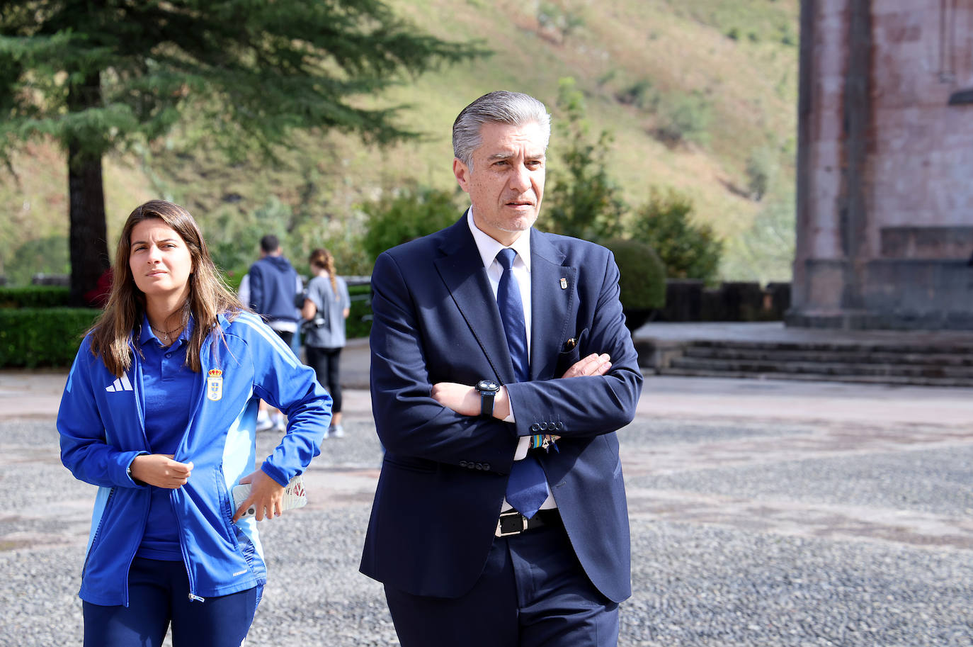 La Santina bendice al Real Oviedo, en imágenes