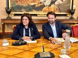 Beatriz Polledo y Álvaro Queipo.