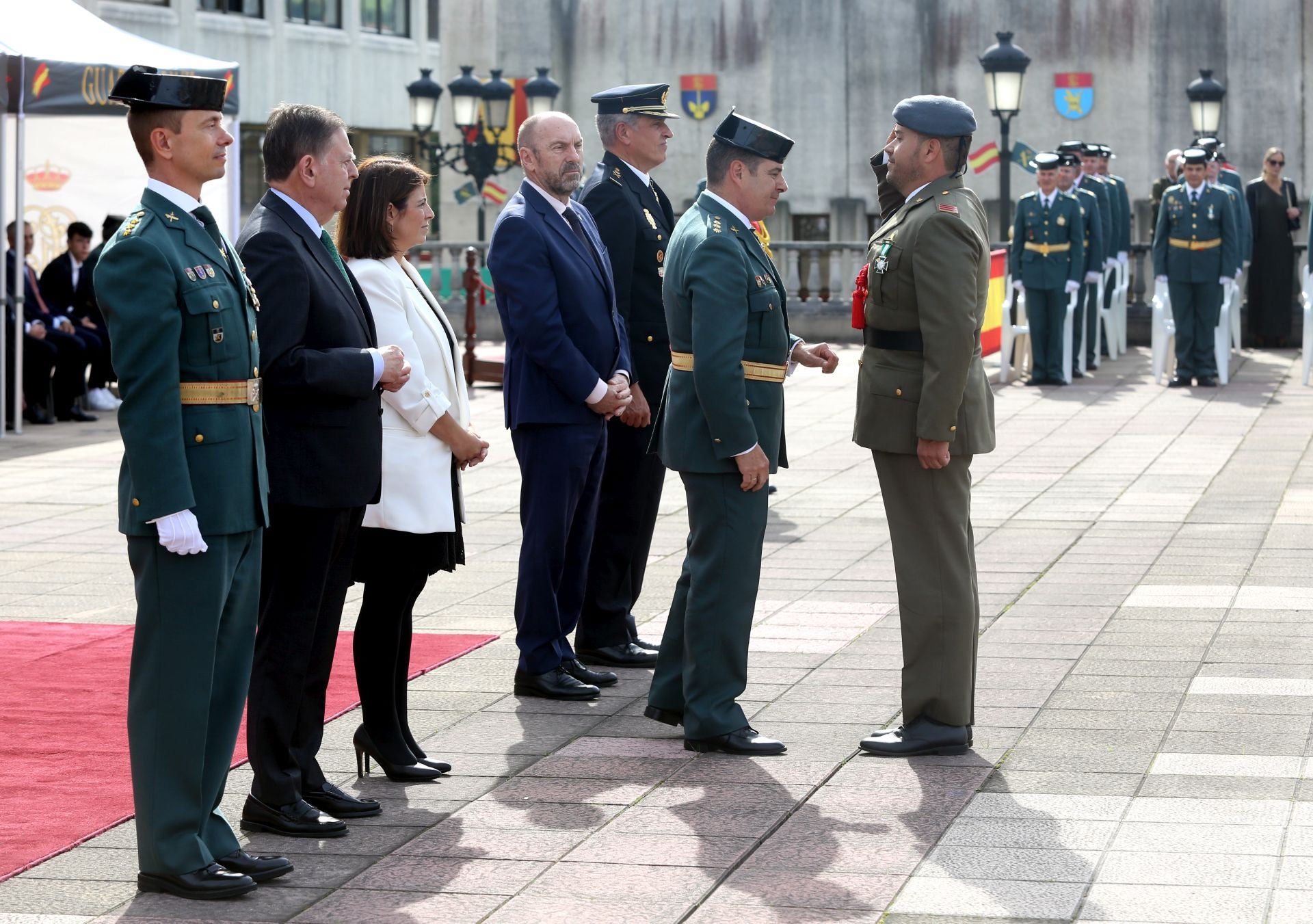 El Día del Pilar ensalza en Oviedo el «sacrificio y la entrega» de la Guardia Civil